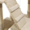 i.Pet Cat Tree 180cm Trees Scratching Post Scratcher Tower Condo House Furniture Wood Beige Deals499
