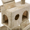 i.Pet Cat Tree 180cm Trees Scratching Post Scratcher Tower Condo House Furniture Wood Beige Deals499
