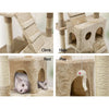 i.Pet Cat Tree 180cm Trees Scratching Post Scratcher Tower Condo House Furniture Wood Beige Deals499