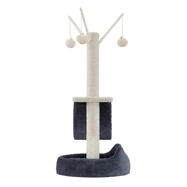 i.Pet Cat Tree Scratching Post 76cm Scratcher Tower Condo House Hanging toys Deals499