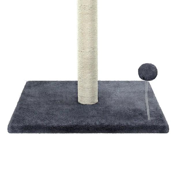 i.Pet Cat Tree Scratching Post Scratcher Tower Condo House Hanging toys Grey 105cm Deals499