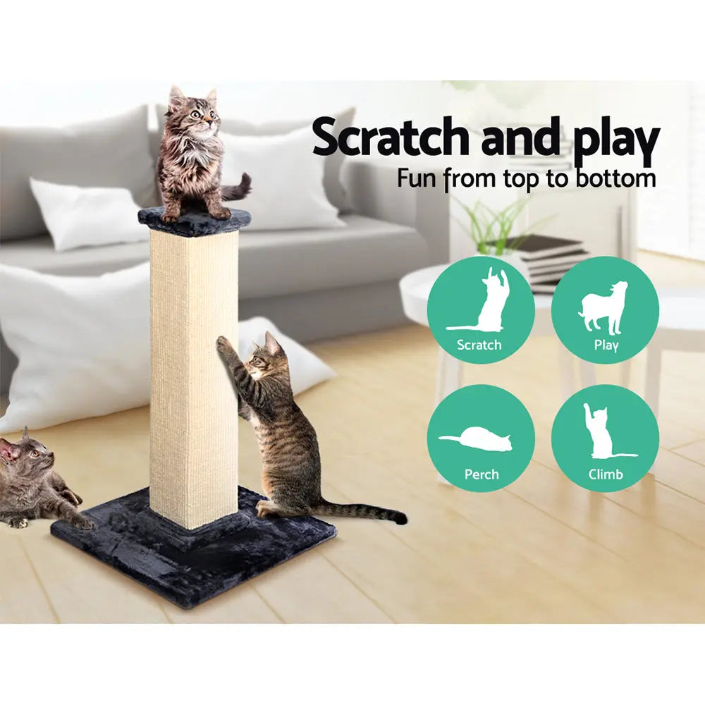 i.Pet Cat Tree Trees Scratching Post 92cm Sisal Scratcher Tower Condo House Tall Deals499