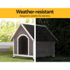 i.Pet Dog Kennel Outdoor Wooden Indoor Puppy Pet House Weatherproof XL Large Deals499