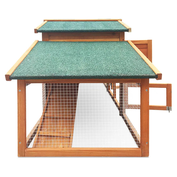 i.Pet Rabbit Hutch Chicken Coop Wooden Pet Hutch 169cm x 52cm x 72cm Deals499