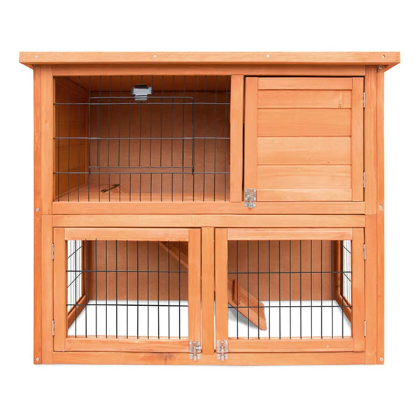 i.Pet Rabbit Hutch Hutches Large Metal Run Wooden Cage Chicken Coop Guinea Pig Deals499