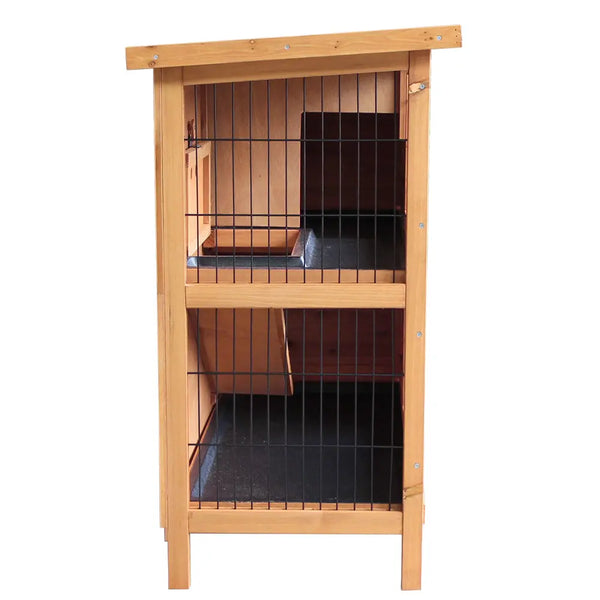i.Pet Rabbit Hutch Wooden Chicken Coop Pet Hutch 82cm x 91.5cm x 45cm Deals499