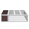 i.Pet Wooden Rabbit Hutch Chicken Coop Run Cage Habitat House Outdoor Large from Deals499 at Deals499