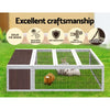 i.Pet Wooden Rabbit Hutch Chicken Coop Run Cage Habitat House Outdoor Large from Deals499 at Deals499