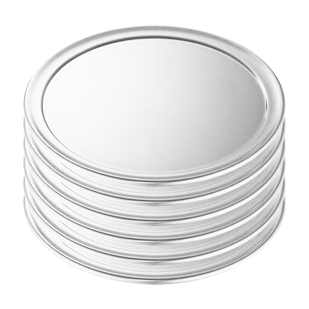 SOGA 6X 12-inch Round Aluminum Steel Pizza Tray Home Oven Baking Plate Pan Soga