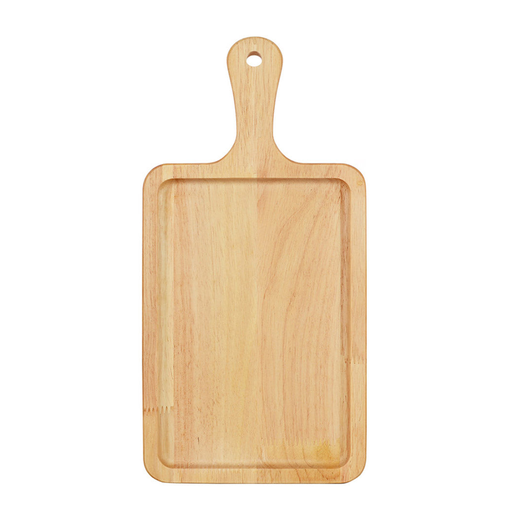 SOGA 35cm Rectangle Premium Wooden Oak Food Serving Tray Charcuterie Board Paddle Home Decor Soga