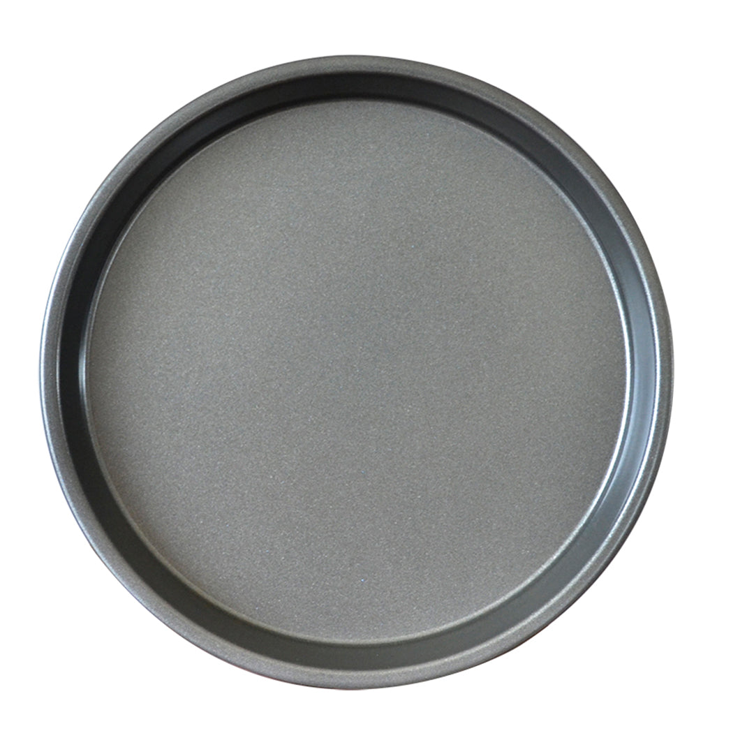 SOGA 8-inch Round Black Steel Non-stick Pizza Tray Oven Baking Plate Pan Soga