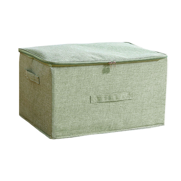 SOGA Green Large Portable Double Zipper Storage Box Moisture Proof Clothes Basket Foldable Home Organiser Soga