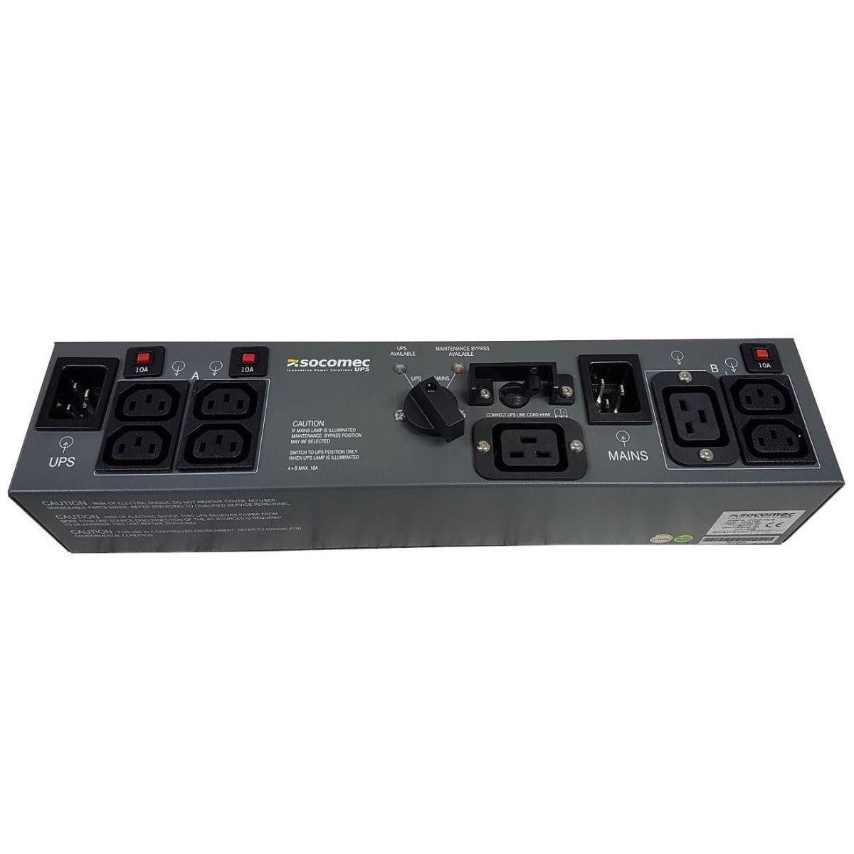 Socomec MBP+PDU : Maintenance bypass+PDU : 16A RACK 2U Deals499