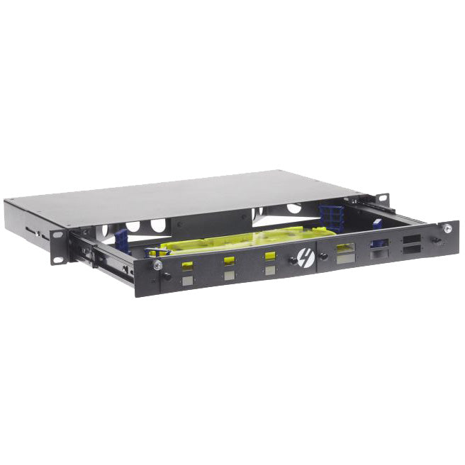 1RU 12 Port Rack Mount Fibre Optic Patch Panel FOBOT w/ Magnetic Splice Cassette Deals499