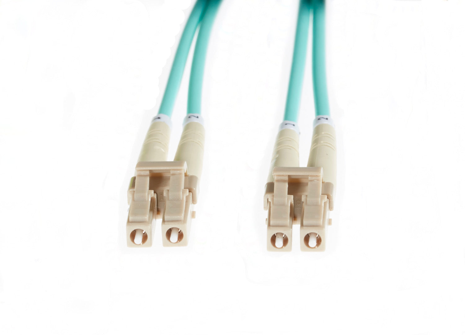 30m LC-LC OM4 Multimode Fibre Optic Patch Cable: Aqua Deals499