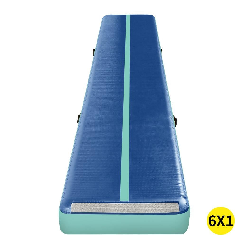 6x1M Air Track Inflatable Mat Airtrack Tumbling Electric Air Pump Gymnastics Deals499