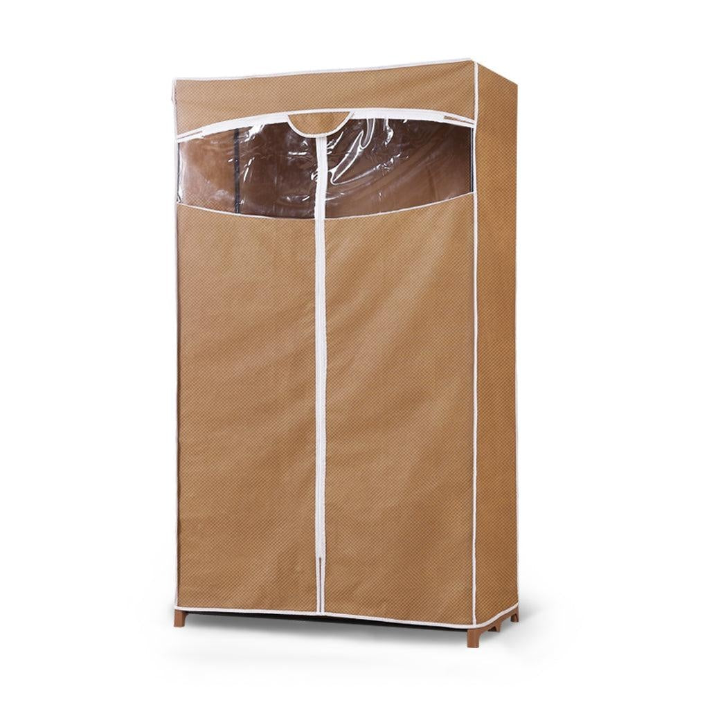 Levede Portable Wardrobe Clothes Closet Storage Cabinet Organiser With Rail Deals499
