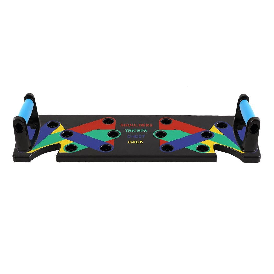 9 in1 Push Up Board Yoga Bands Fitness Workout Train Gym Exercise Pushup Stands Deals499
