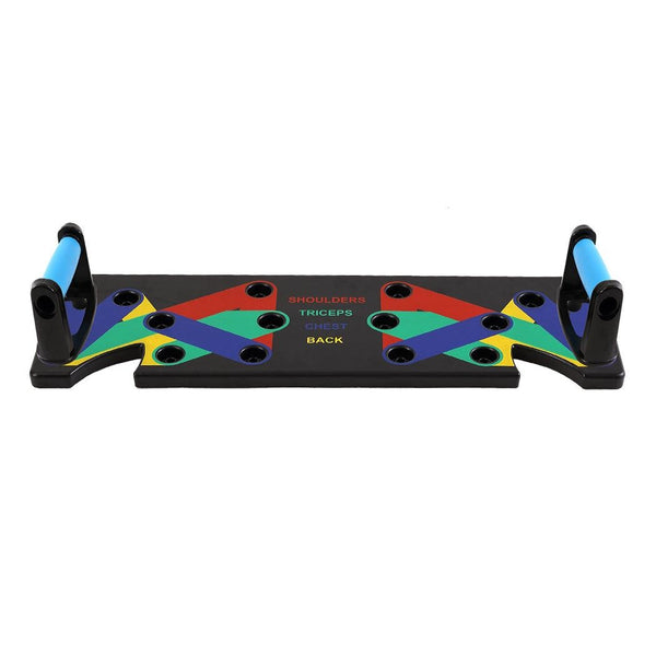 9 in1 Push Up Board Yoga Bands Fitness Workout Train Gym Exercise Pushup Stands Deals499