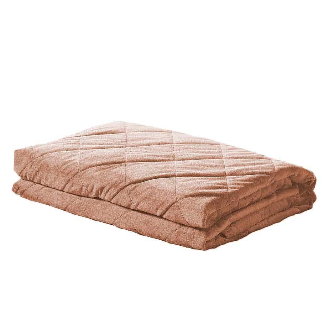 DreamZ 9KG Anti Anxiety Weighted Blanket Gravity Blankets Royal Pink Colour Deals499