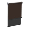 Modern Day/Night Double Roller Blinds Commercial Quality 210x210cm Coffee Black Deals499