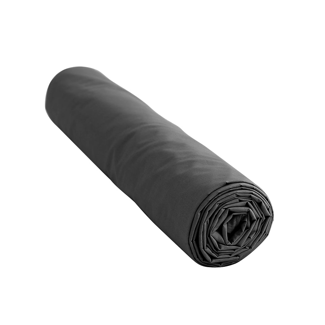 DreamZ 198x122cm Anti Anxiety Weighted Blanket Cover Polyester Cover Only Grey DreamZ