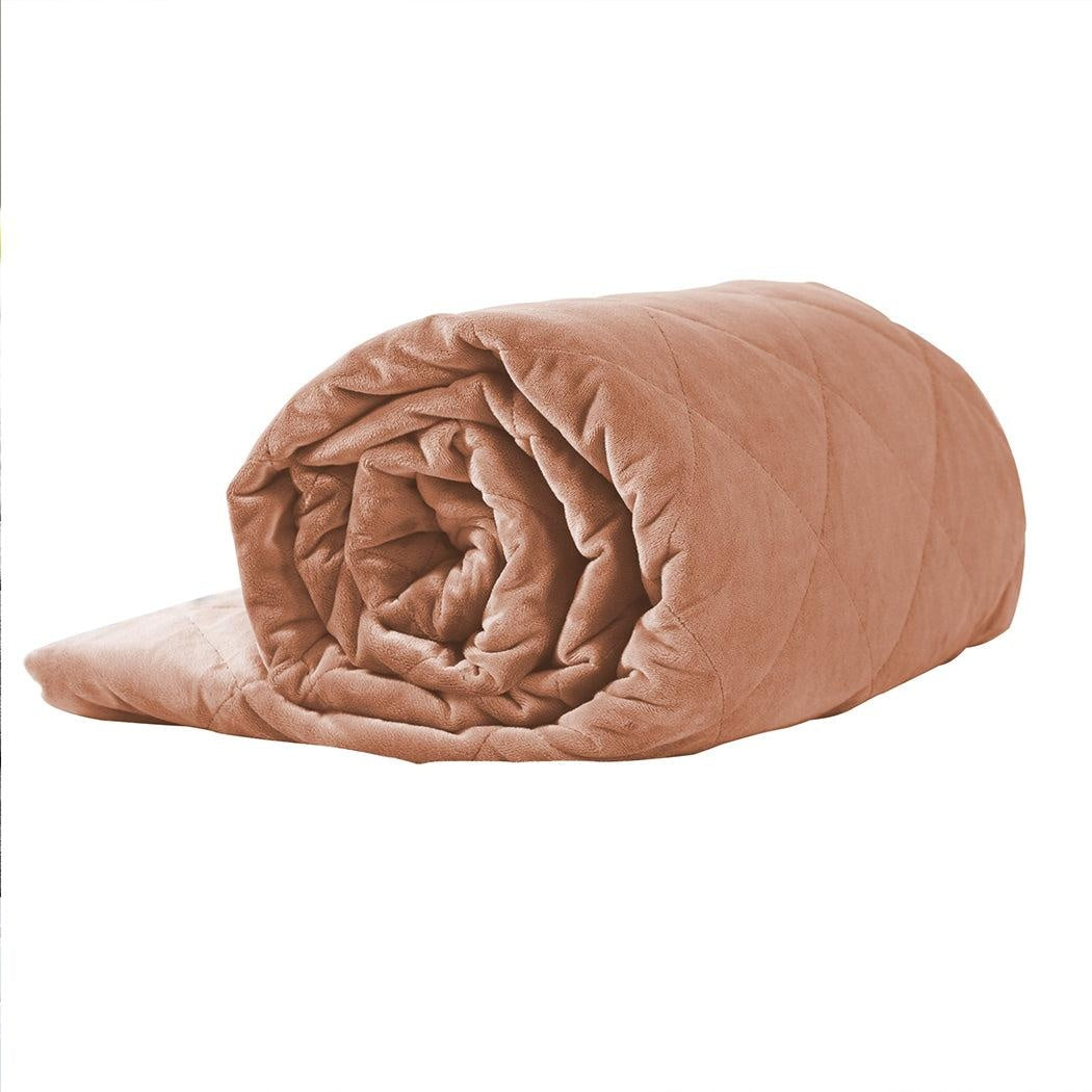 DreamZ 9KG Anti Anxiety Weighted Blanket Gravity Blankets Royal Pink Colour Deals499