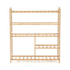 Levede Bamboo Shoe Rack Storage Wooden Organizer Shelf Stand 5 Tiers Layers 80cm Deals499