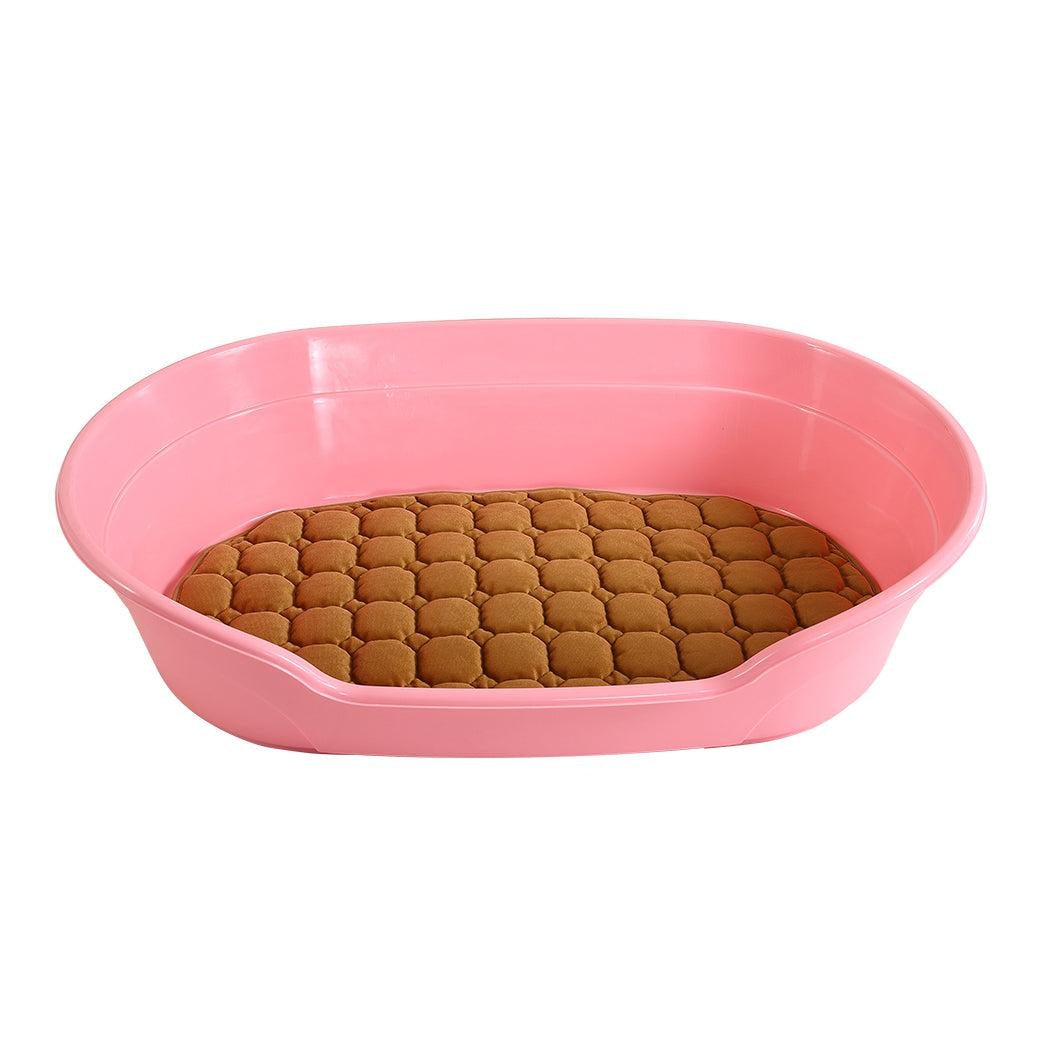 Large 85cm Plastic Pet Bed with Ventilation Holes Resting Plastic Dog Basket Deals499