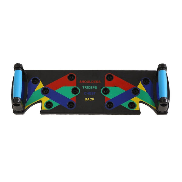 9 in1 Push Up Board Yoga Bands Fitness Workout Train Gym Exercise Pushup Stands Deals499