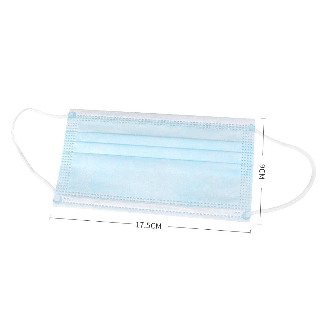 50pcs Disposable Mask Face Masks Filter Anti PM2.5 Dust Respirator 3 Layers Deals499