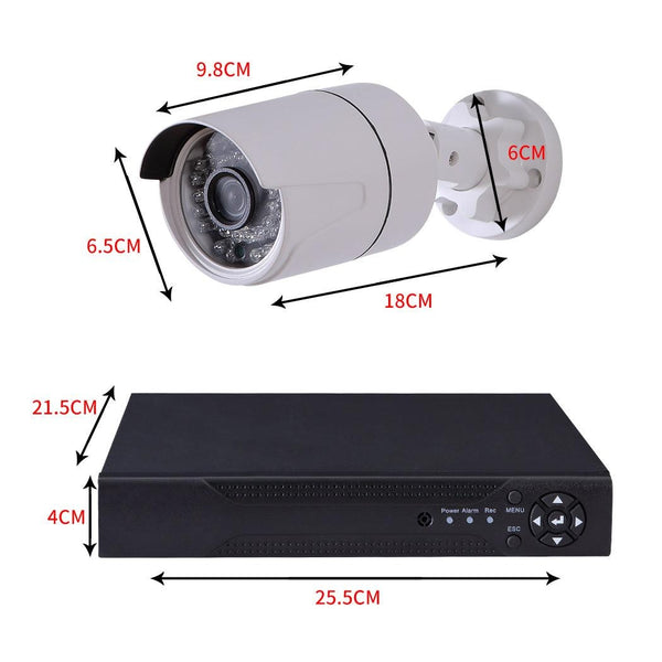 8CCTV Cameras 1080P HDMI 8CH DVR Security System IR Night Vision 2TB Space Deals499