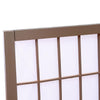 Levede 3 Panel Room Divider Screen Door Stand Privacy Fringe Wood Fold Grey Deals499