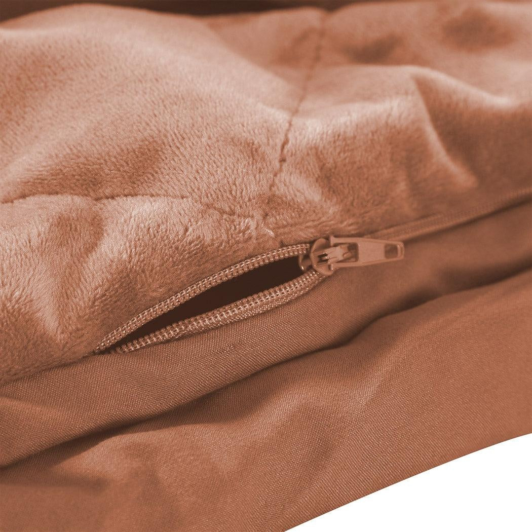 DreamZ 9KG Anti Anxiety Weighted Blanket Gravity Blankets Royal Pink Colour Deals499
