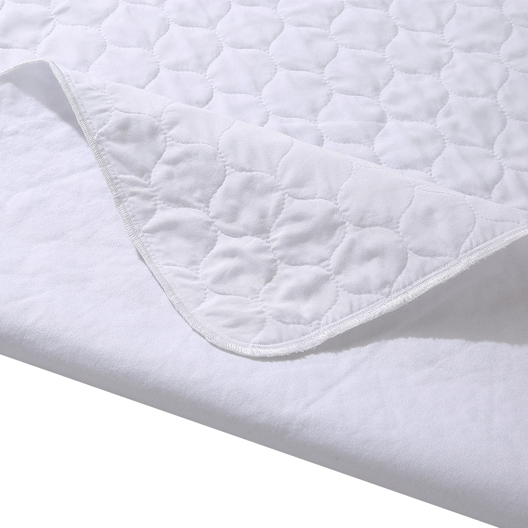 2x Bed Pad Waterproof Bed Protector Absorbent Incontinence Underpad Washable S DreamZ