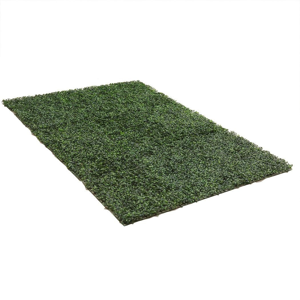 10x Artificial Boxwood Hedge Fake Vertical Garden Green Wall Mat Fence Outdoor Deals499