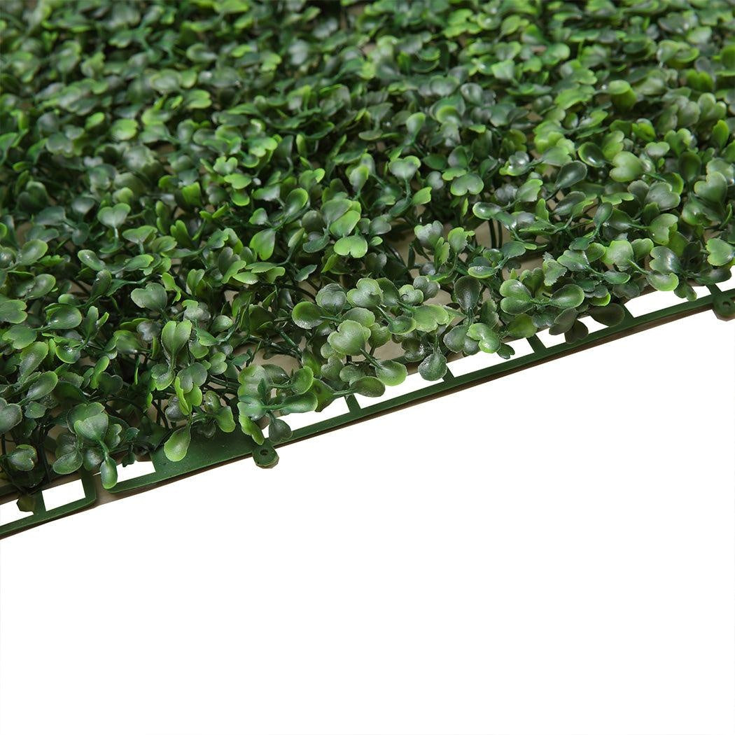 10x Artificial Boxwood Hedge Fake Vertical Garden Green Wall Mat Fence Outdoor Deals499