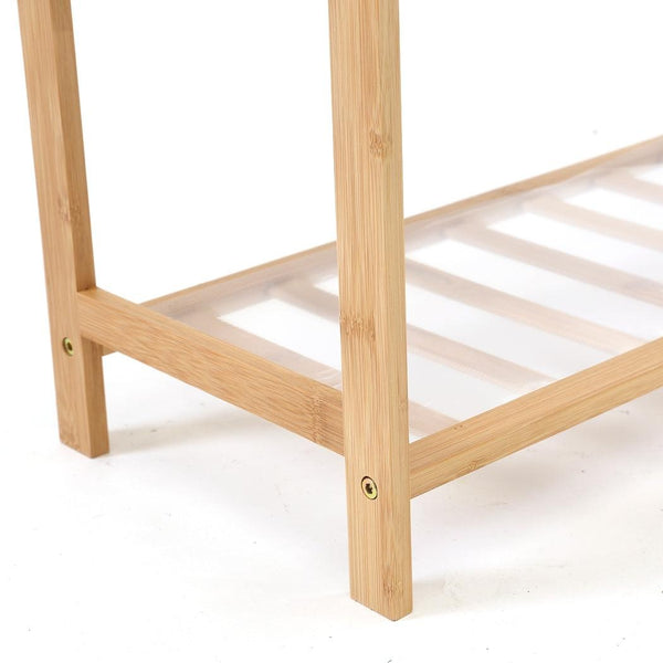 Levede Bamboo Shoe Rack Storage Wooden Organizer Shelf Stand 4 Tiers Layers 80cm Deals499