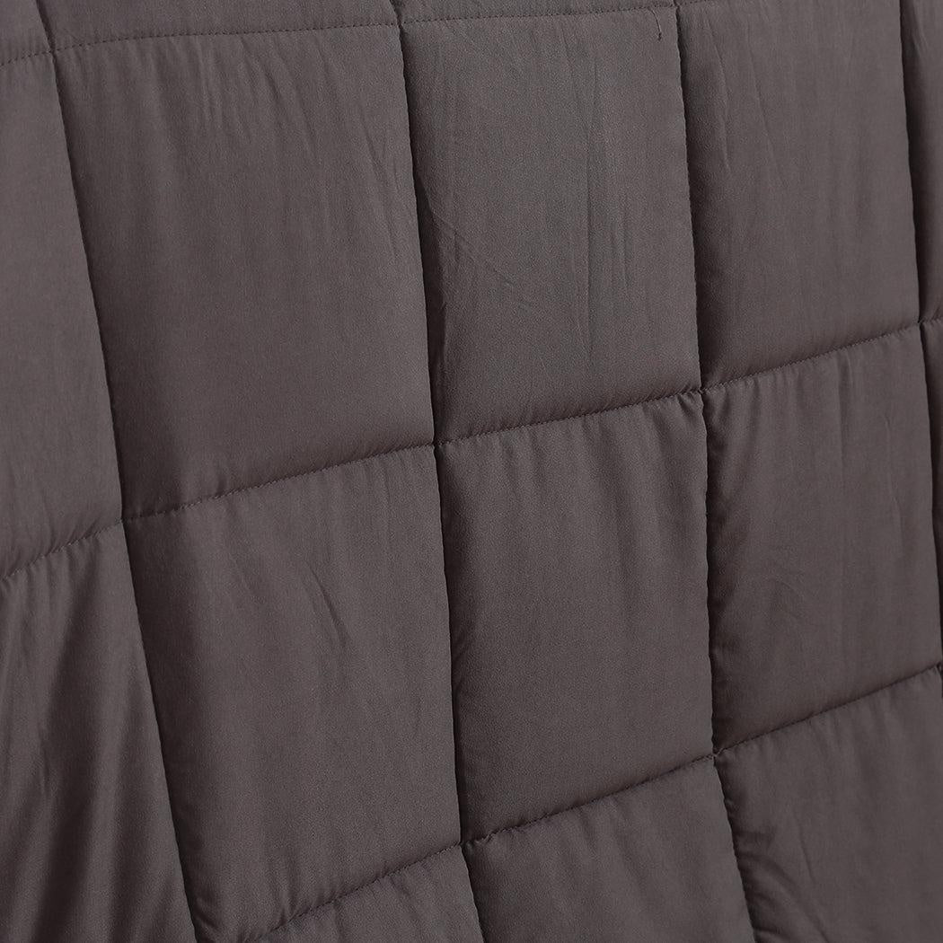 DreamZ Weighted Blanket Heavy Gravity Deep Relax 9KG Adult Double Grey Deals499