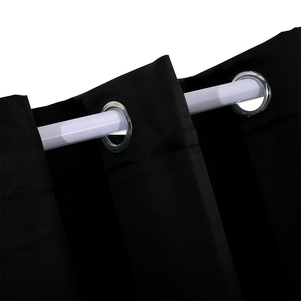 DreamZ Blockout Curtain Blackout Curtains Eyelet Room 102x160cm Black Deals499
