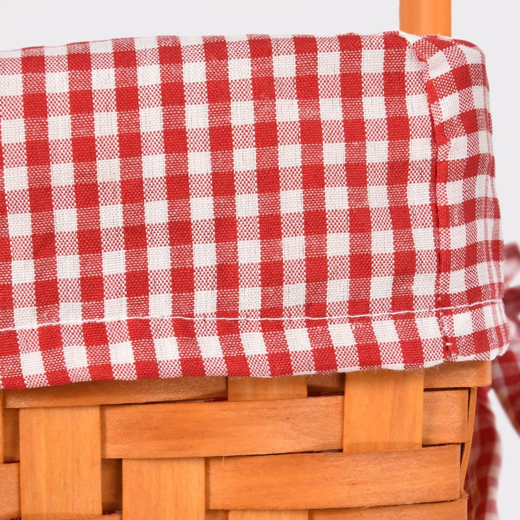Picnic Basket Wicker Baskets Outdoor Deluxe Gift Storage Person Storage Carry Deals499