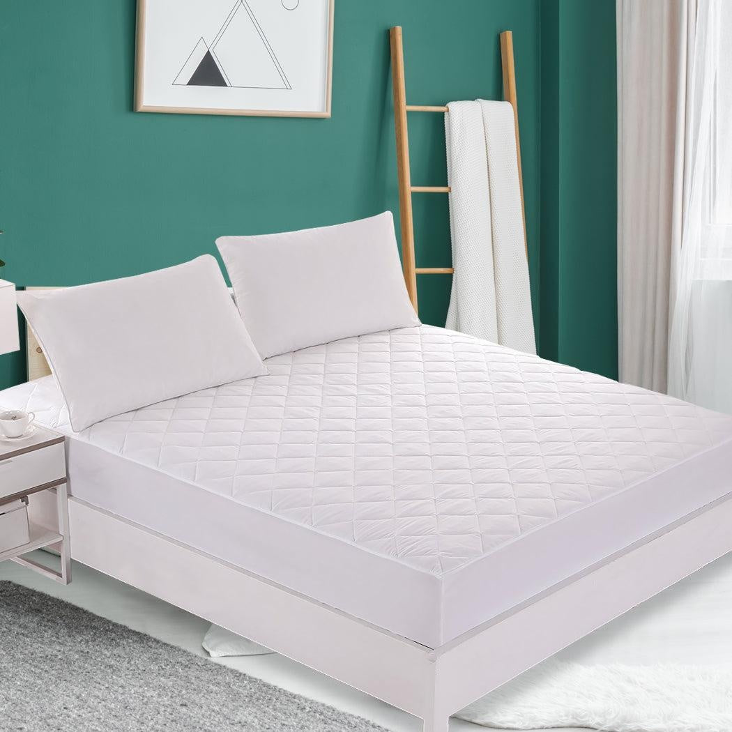 DreamZ Fully Fitted Waterproof Microfiber Mattress Protector King Single Size Deals499