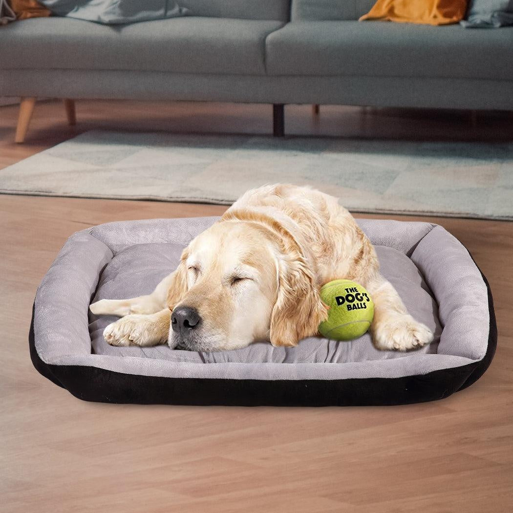 PaWz Pet Bed Dog Beds Bedding Mattress Mat Cushion Soft Pad Pads Mats M Black Deals499