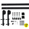 1.83M Antique Classic Style Single Sliding Barn Door Hardware Track Roller Kit Deals499