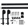 1.83M Antique Classic Style Single Sliding Barn Door Hardware Track Roller Kit Deals499