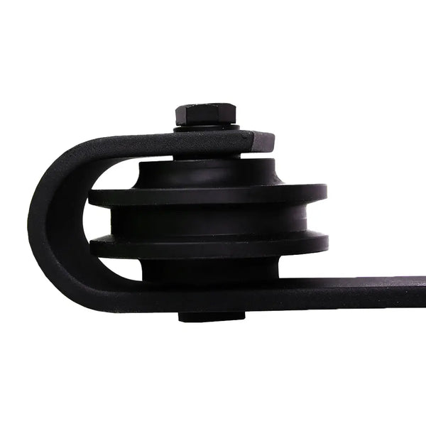 1.83M Antique Classic Style Single Sliding Barn Door Hardware Track Roller Kit Deals499