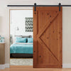 1.83M Antique Classic Style Single Sliding Barn Door Hardware Track Roller Kit Deals499