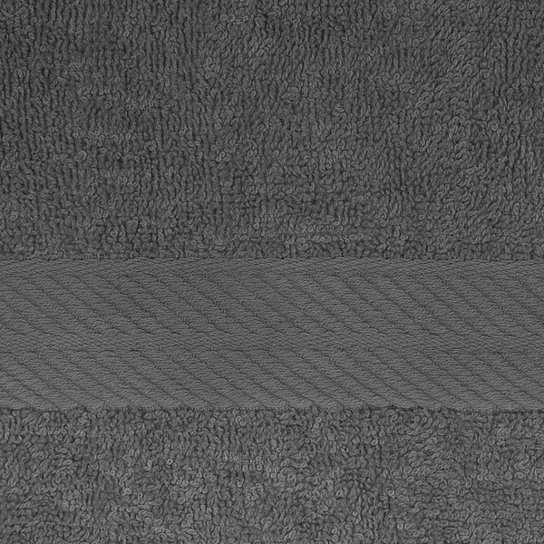 Royal Comfort 4 Piece Cotton Bamboo Towel Set 450GSM Luxurious Absorbent Plush Charcoal Deals499