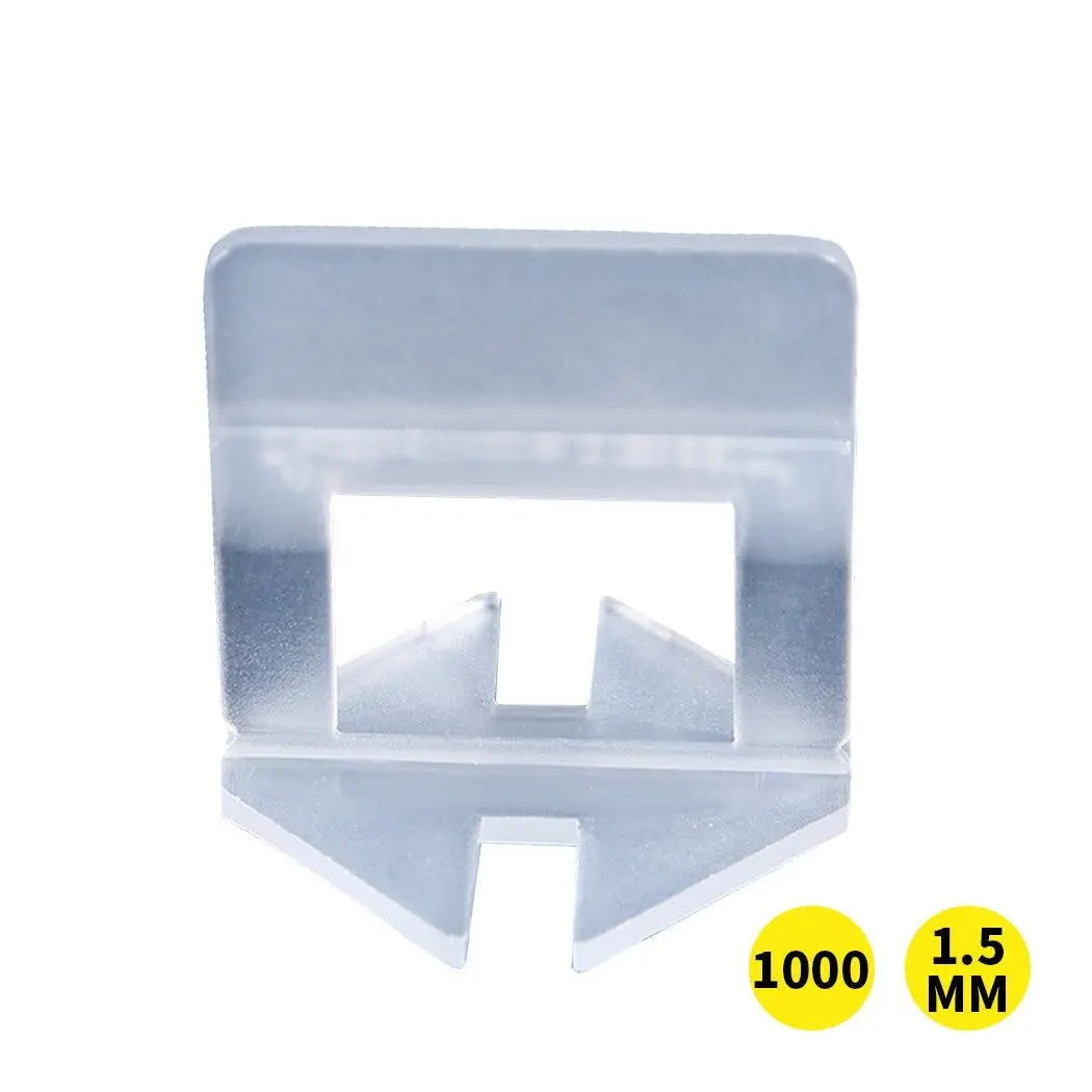 1000x 1.5MM Tile Leveling System Clips Levelling Spacer Tiling Tool Floor Wall Deals499
