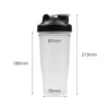 10x 700ml GYM Protein Supplement Drink Blender Mixer Shaker Shake Ball Bottle Deals499